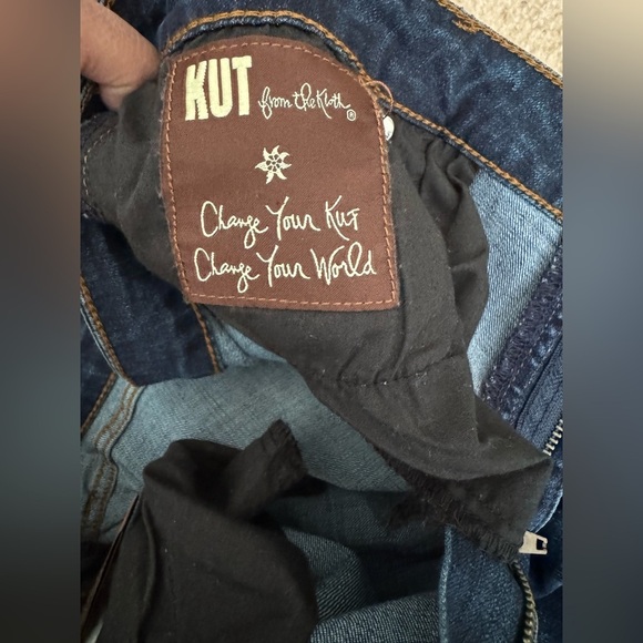 Kut From The Kloth Women’s Katy Boyfriend Blue Denim Jeans Size 14 - Picture 10 of 15